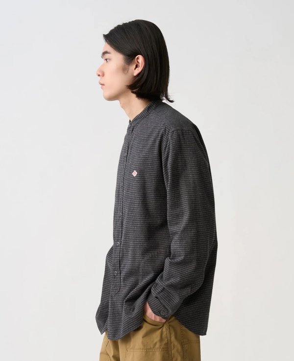 Danton Band Collar Shirt L/S