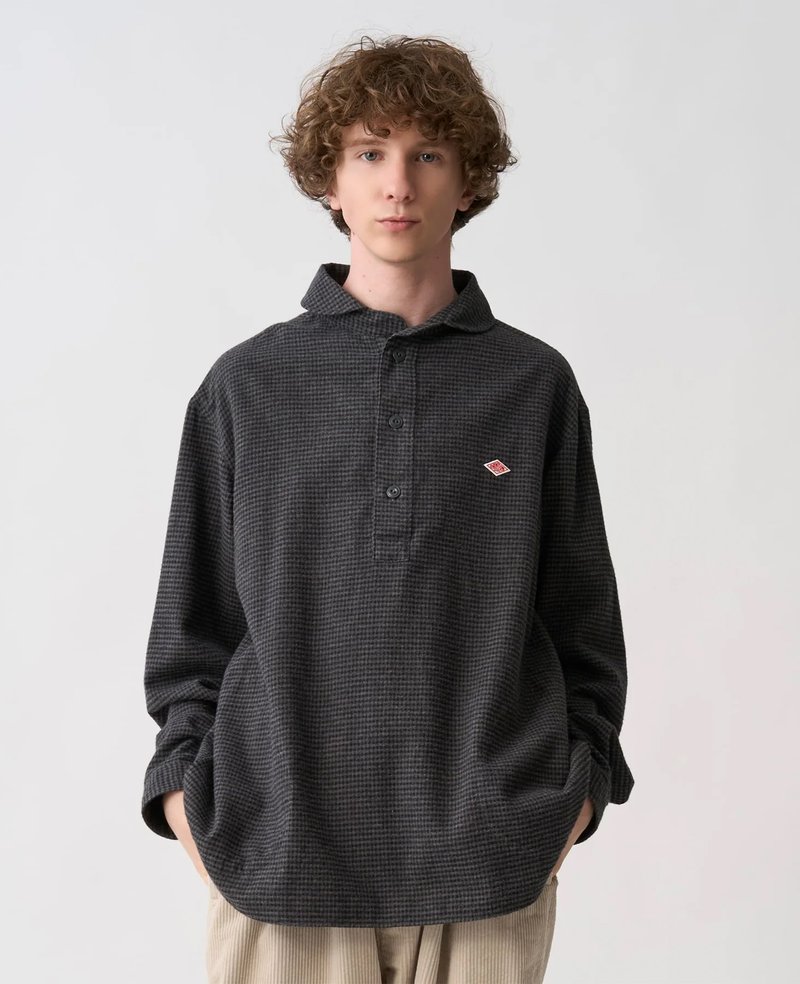 Danton Round Collar P.O Shirt L/S
