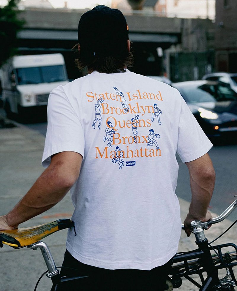 Only NY NY Speed Logo Basketball T-Shirt