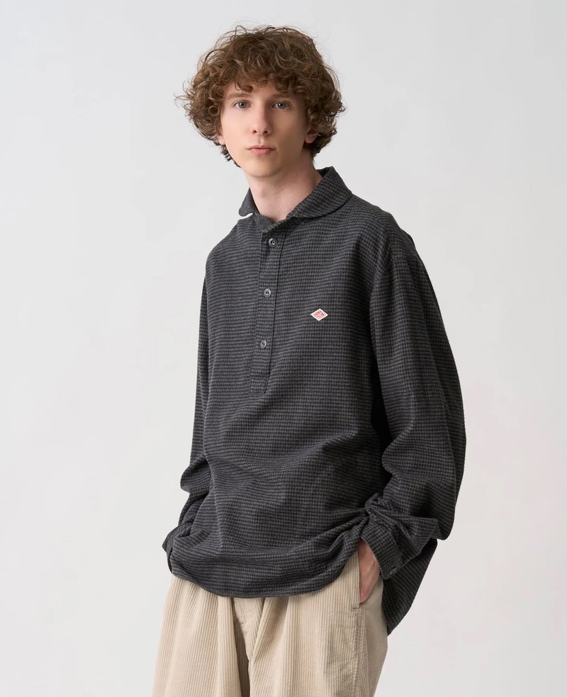 Danton Round Collar P.O Shirt L/S