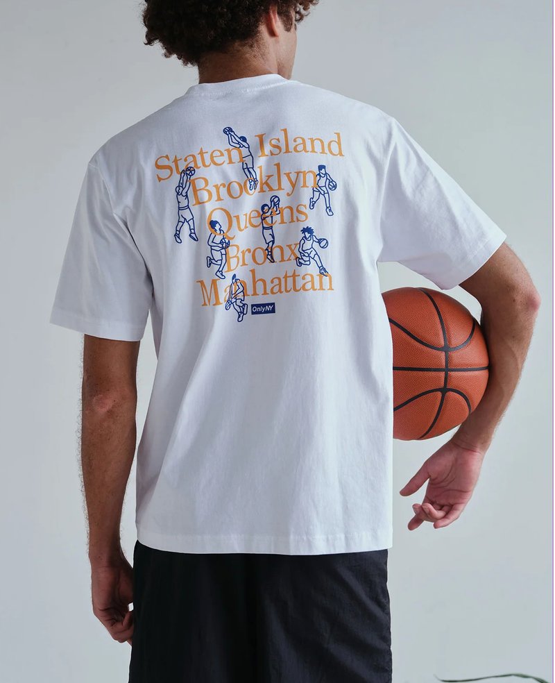 Only NY NY Speed Logo Basketball T-Shirt