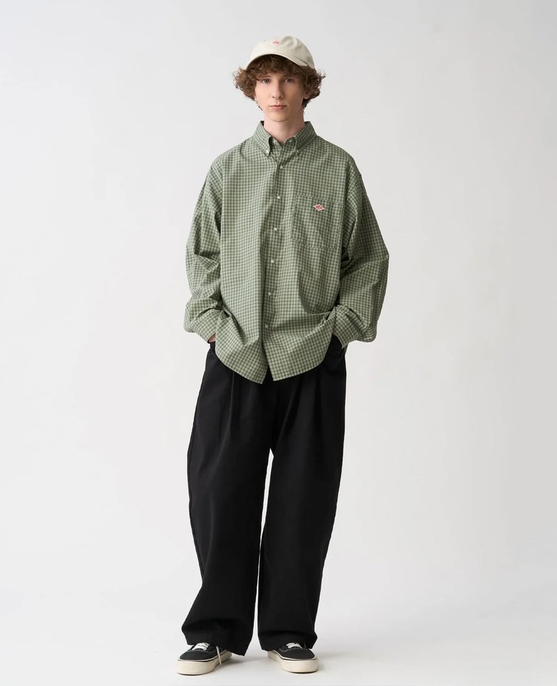 Danton Dot Button B.D Shirt L/S