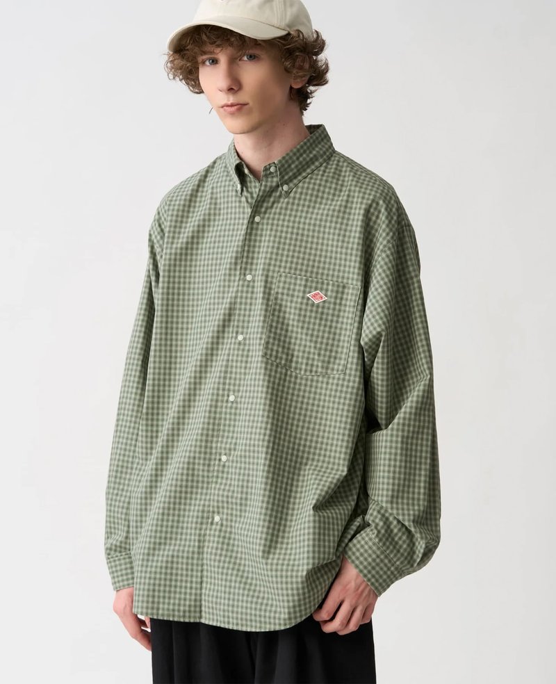Danton Dot Button B.D Shirt L/S