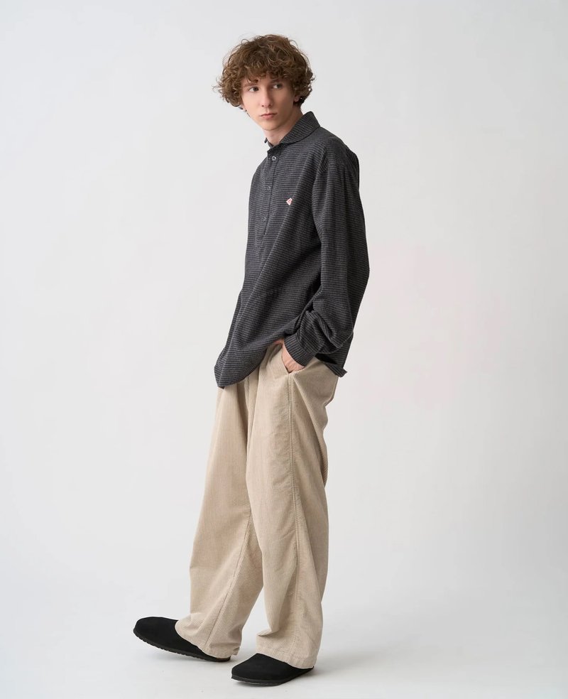 Danton Round Collar P.O Shirt L/S