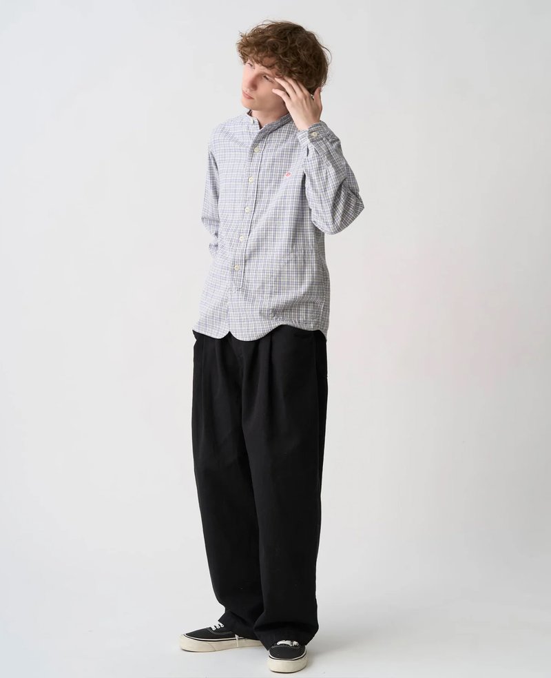 Danton Band Collar Shirt L/S