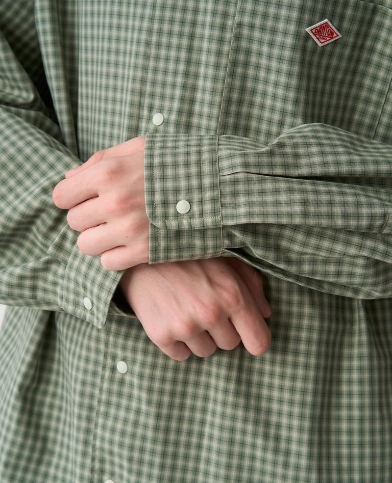 Danton Dot Button B.D Shirt L/S