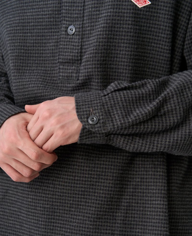 Danton Round Collar P.O Shirt L/S