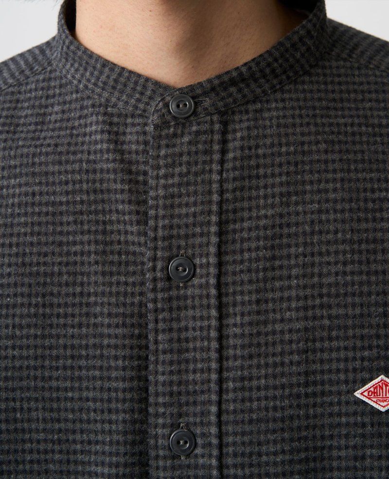 Danton Band Collar Shirt L/S