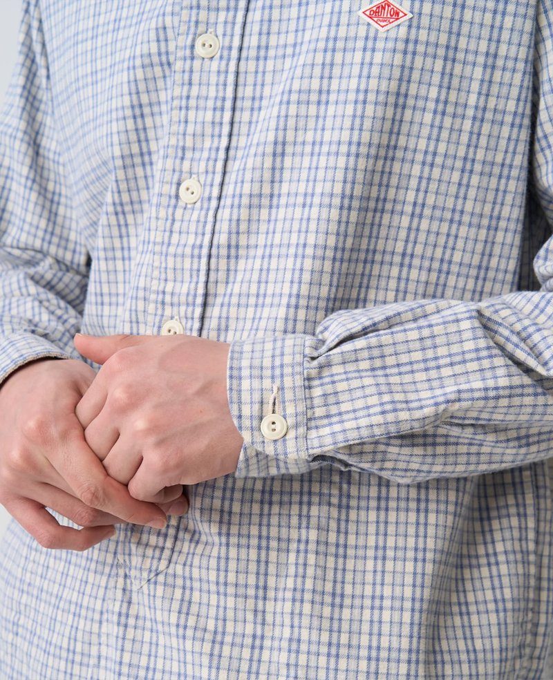 Danton Band Collar Shirt L/S