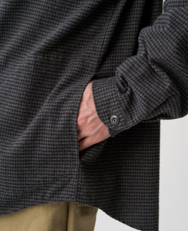 Danton Round Collar P.O Shirt L/S