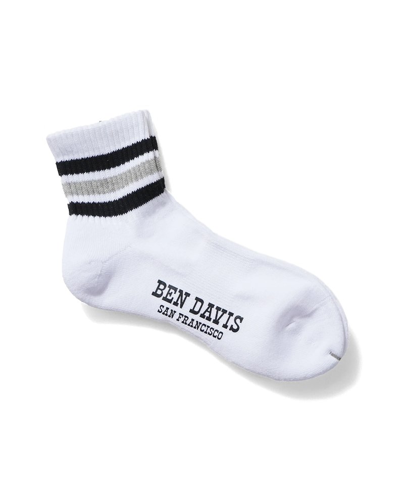 Ben Davis Japan 3P Line Socks Short