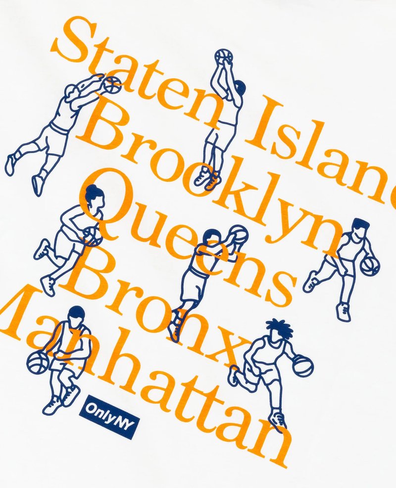 Only NY NY Speed Logo Basketball T-Shirt