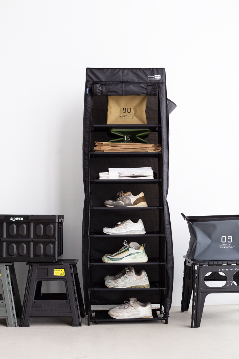 Slower Dust Proof Shelf Rack Cooper Goodluck Bunch