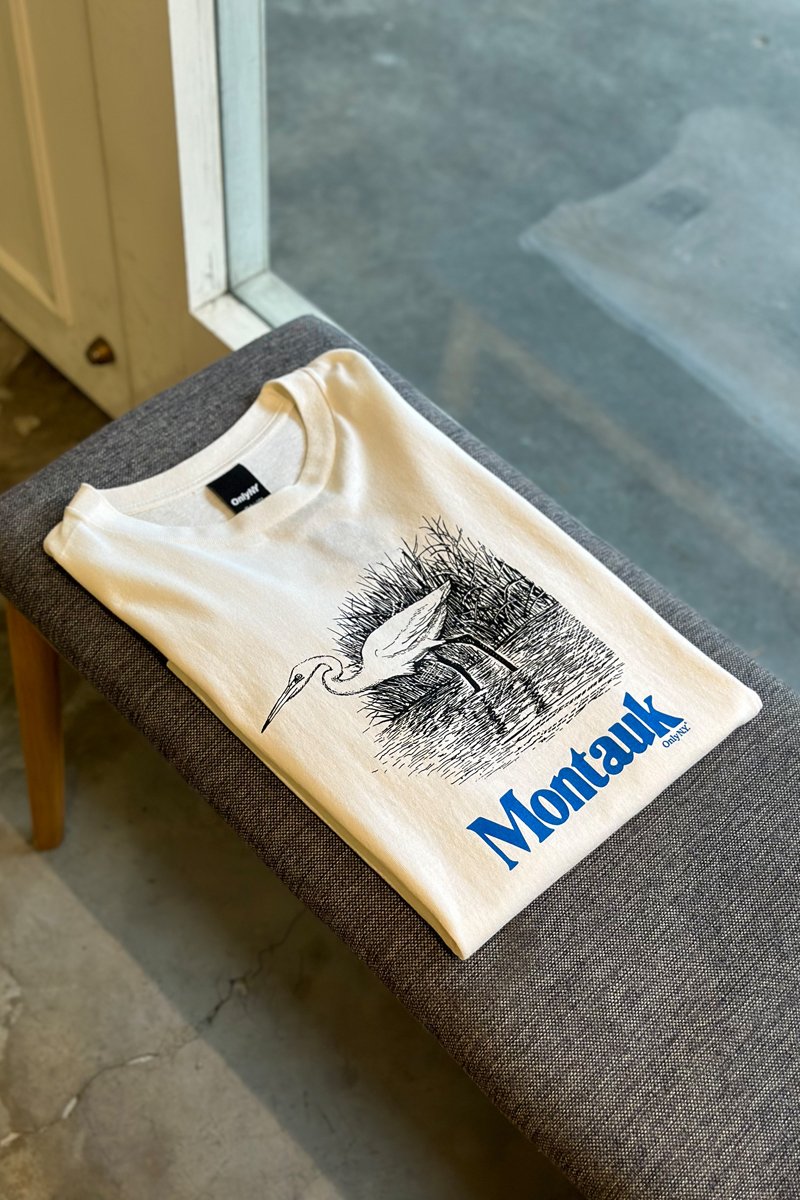 Only NY Montauk Egret Tee | Goodluck Bunch