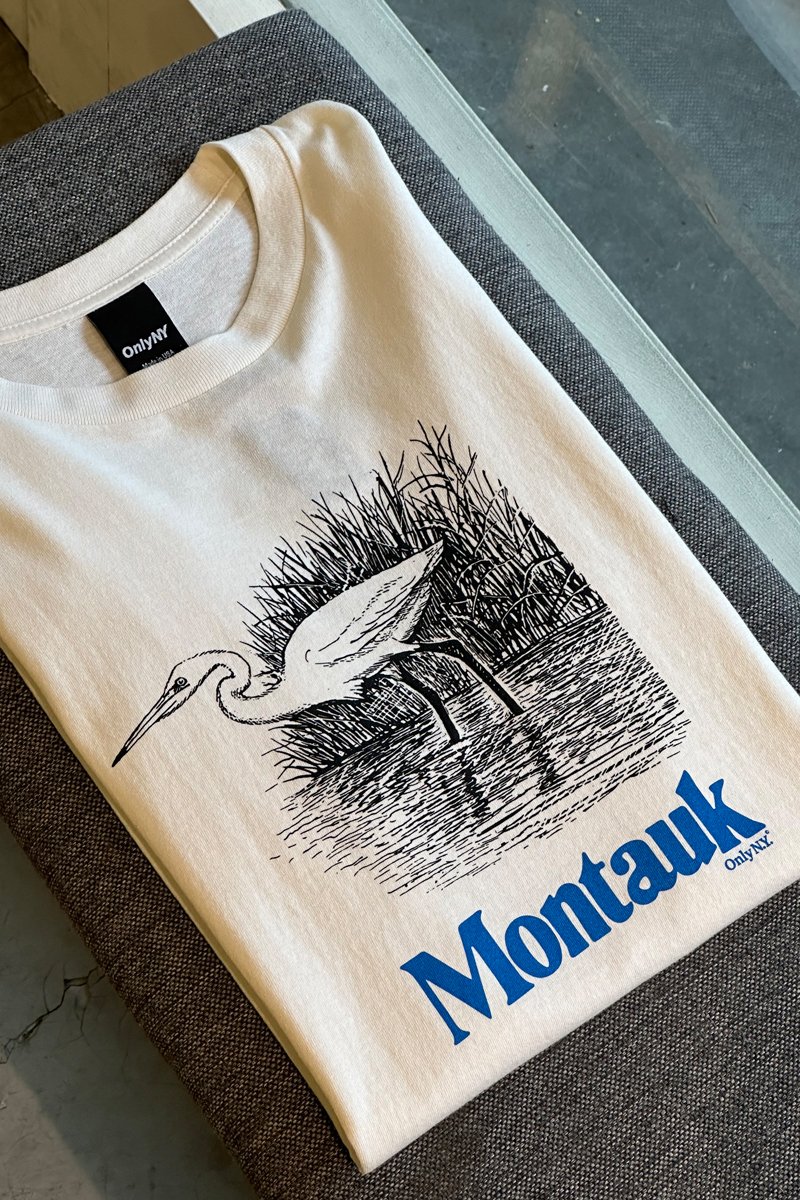 Only NY Montauk Egret T-Shirt Natural